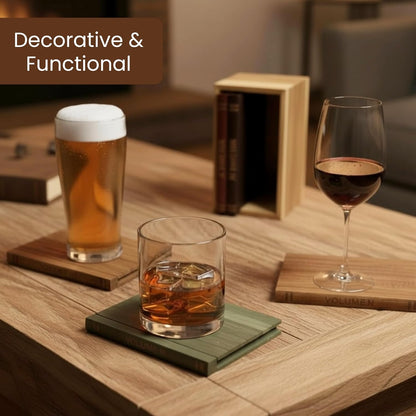 The Bookish Kitchen Coaster Set